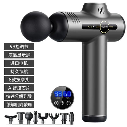 Pistolet de Massage musculaire professionnel à 99 vitesses, masseur pour le cou et le dos, Instrument de Massage, équipement de Fitness, livraison directe