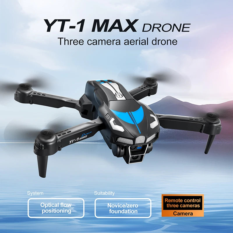Xiaomi YT11 Drone 8K HD trois caméras moteur sans brosse 5G WIFI FPV flux optique positionnement évitement d'obstacles RC Drone 20000M