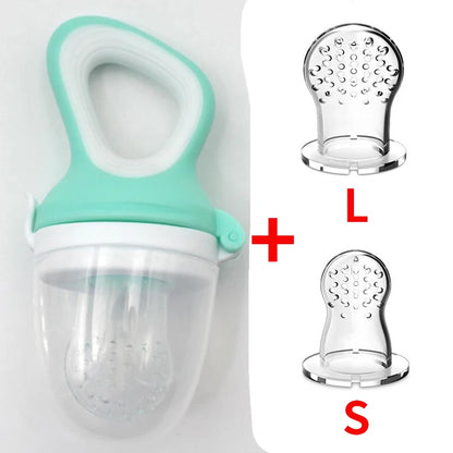 3 en 1 sac nouveau-né bébé aliments frais mangeoire Silicone anneau de dentition jouet mangeoire à fruits sucette formation manger fruits meulage bâton mignon