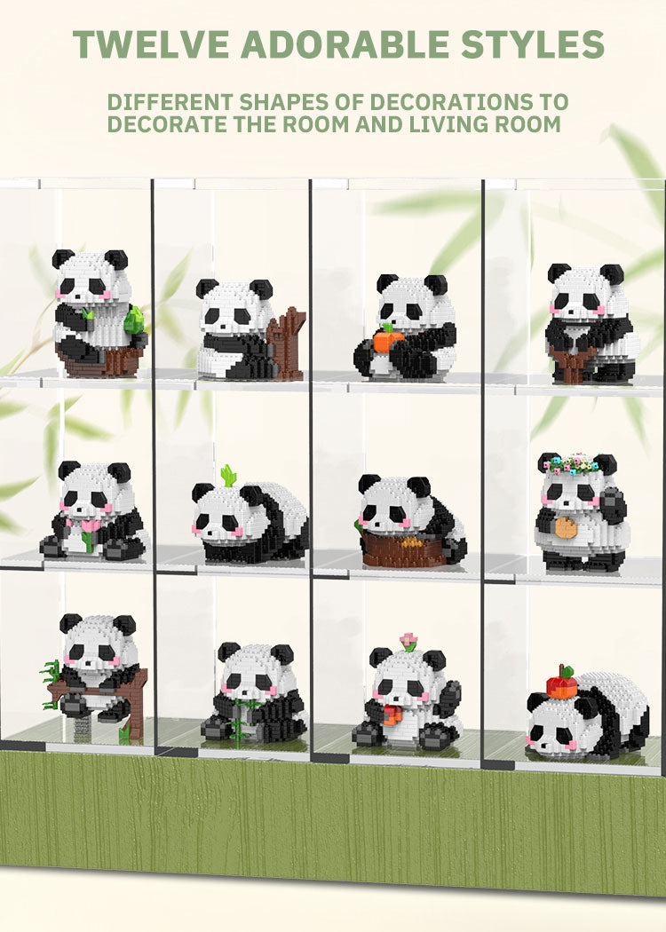 Mini Animal de Style Chinois à Assembler Soi-Même, Briques de Construction, Modèle Créatif, pour Garçon