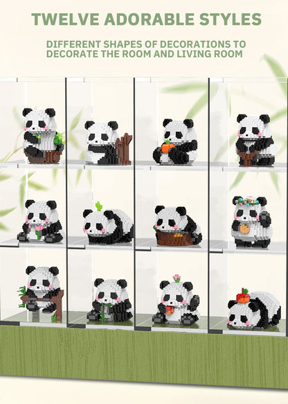 Mini Animal de Style Chinois à Assembler Soi-Même, Briques de Construction, Modèle Créatif, pour Garçon