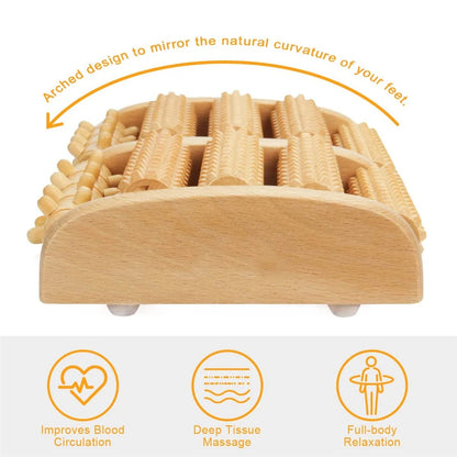 Rouleau de pied en bois, soins en bois, Massage, réflexologie, relaxation musculaire, soulagement, cadeau de Spa, Anti-Cellulite, outils de soins