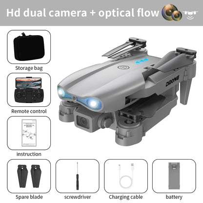 Drone professionnel E99Pro avec caméra pour touristes, 4K, WIFI, flux optique, fpv, évitement d'obstacles, photographie aérienne, quadrirotor