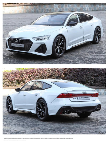 Simulation 1:18 AUDI RS7 Sportback alliage voiture modèle enfants jouet véhicule à collectionner Miniature Voiture décor à la maison cadeau d'anniversaire