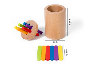 Jouets Montessori en bois, jouets de tri des couleurs, motricité Fine, jeux de correspondance sensorielle, jouets éducatifs pour enfants de 1 à 3 ans, cadeau de 3 ans et plus