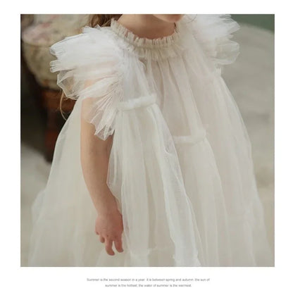 Robe d'été pour bébé fille, tenue de fête d'anniversaire, tutu