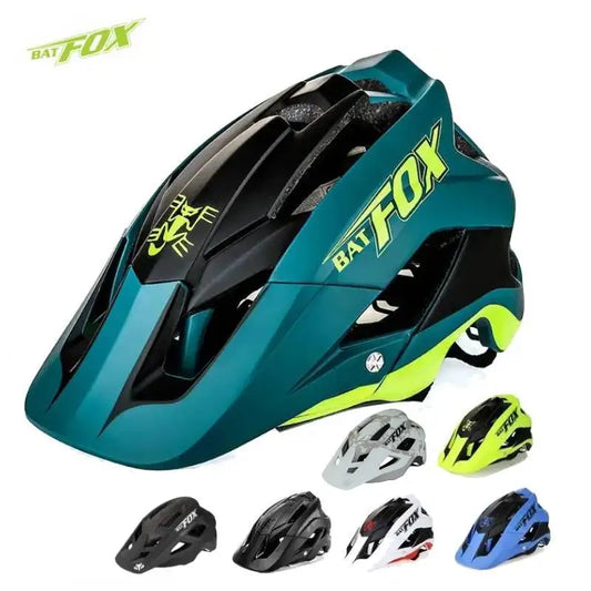 BATFOX-Casque de vélo pour homme, casque de vélo, casque de vélo de montagne, casque de vélo VTT, casquettes de vélo