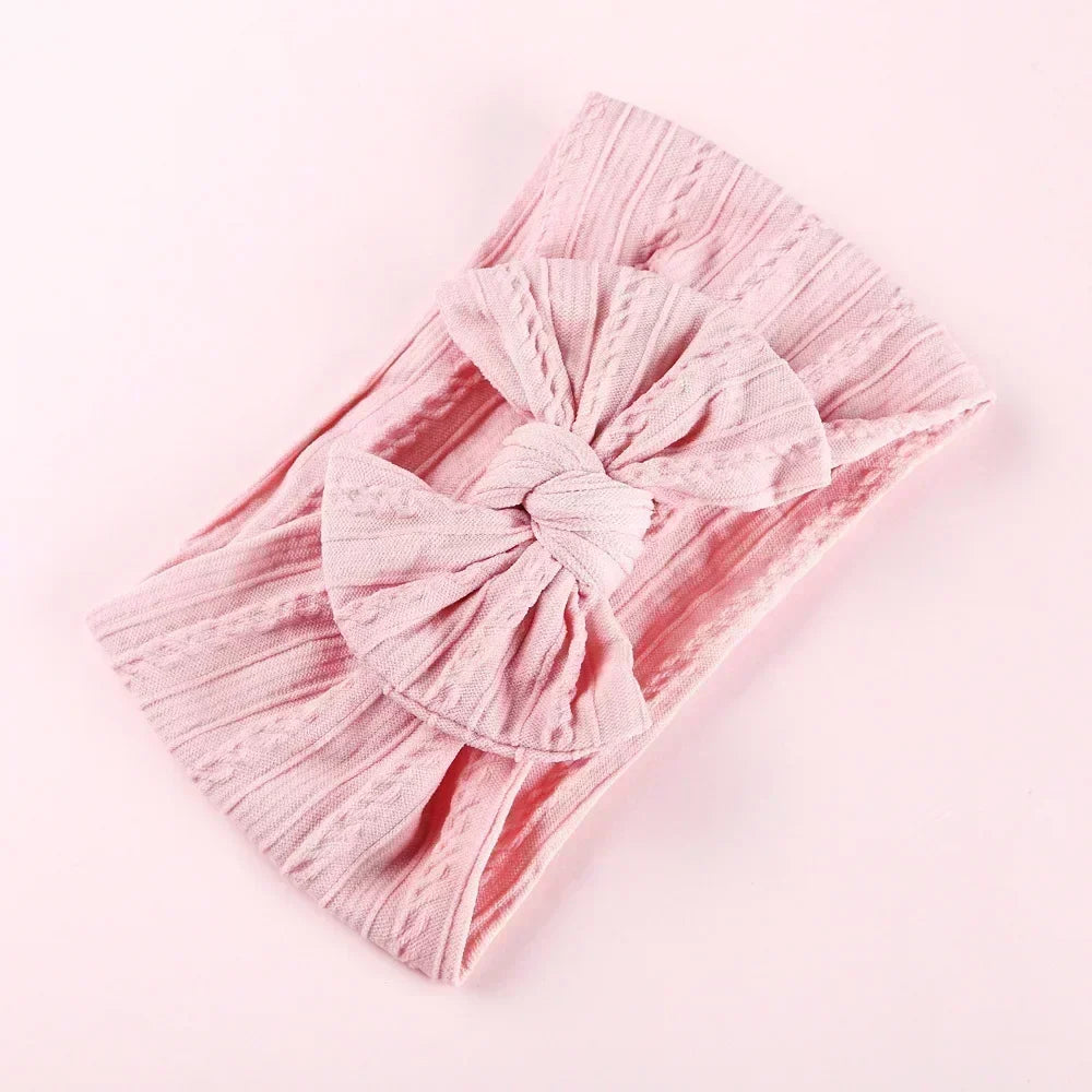 Bandeau élastique en Jacquard avec nœud papillon pour bébés, couvre-chef à nœud papillon, mignon, pour bébés filles, photographie pour nouveau-nés