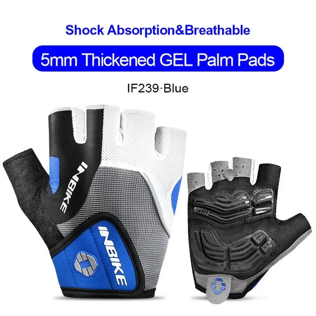 INBIKE antichoc GEL Pad gants de cyclisme demi doigt gants de Sport hommes femmes été vélo gymnase Fitness gants vtt gants IF239
