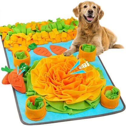 Grand tapis à renifler pour chiens, entraînement interactif pour animaux de compagnie et soulagement du Stress, tapis d'alimentation à renifler, mangeoire lente, tapis de friandises pour chiens, jouets pour chiens