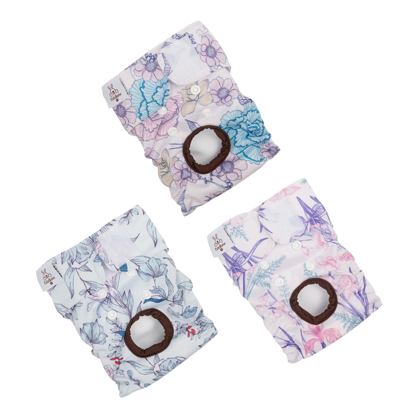 (3 pièces par paquet) couches pour chien femelle CuteBone couches réutilisables pour période de chien couches lavables pour chien femme pour Cycle de chaleur