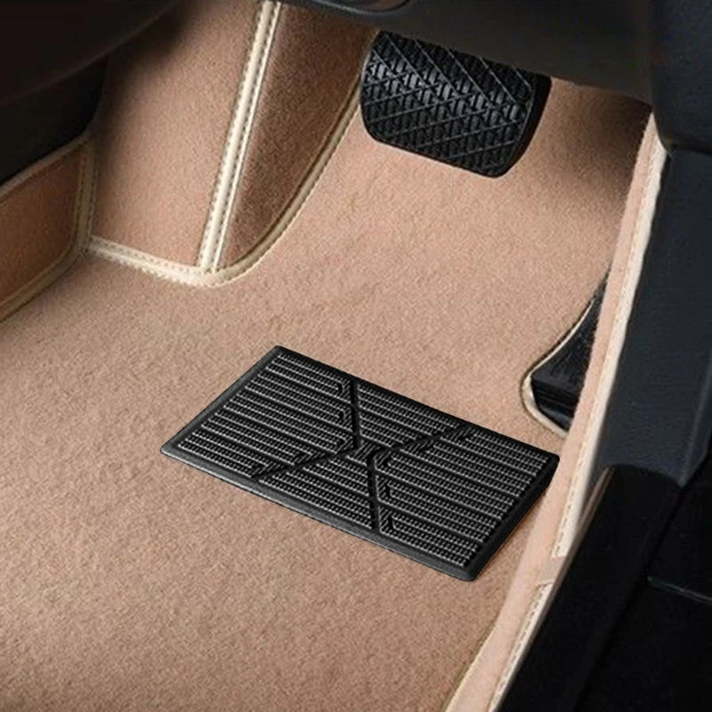 Accessoires intérieurs automatiques 23x15cm PVC sol tapis antidérapant repose-pieds étanche pédale Pad D7YA