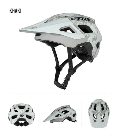 BATFOX-Casque de vélo pour homme, casque de vélo, casque de vélo de montagne, casque de vélo VTT, casquettes de vélo