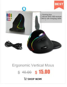 Souris Laser portable ergonomique, commande au pouce, sans fil, optique, filaire, USB, pour ordinateur portable et PC, nouvelle collection