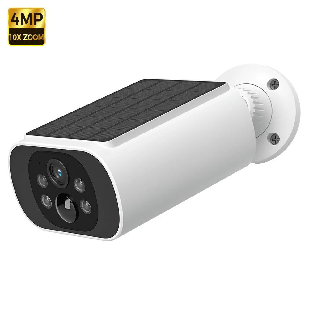 ALEVIO 2.5K caméra solaire extérieure caméra sans fil WIFI Ultra veille temps PIR lumière de mouvement couleur Vision nocturne AI détecter batterie Cam