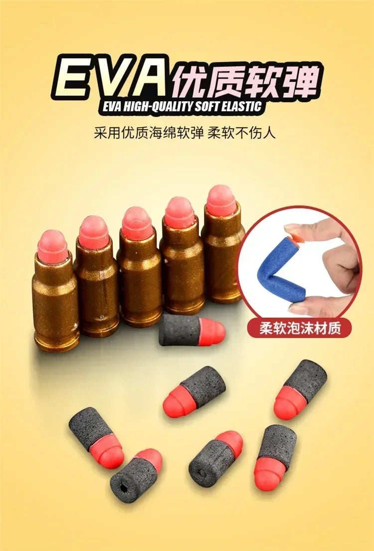 Pistolet Airsoft à éjection de coque pour enfants, balle molle, arme jouet, tir de Noël, jeu de plein air, cadeau pour garçons, le plus récent