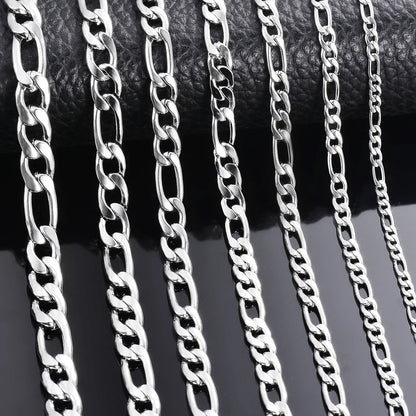 Collier en argent Sterling 925, 2-12mm de largeur 40-75cm, longue chaîne avec fermoir à homard, bijoux de fiançailles pour hommes et femmes, vente en gros