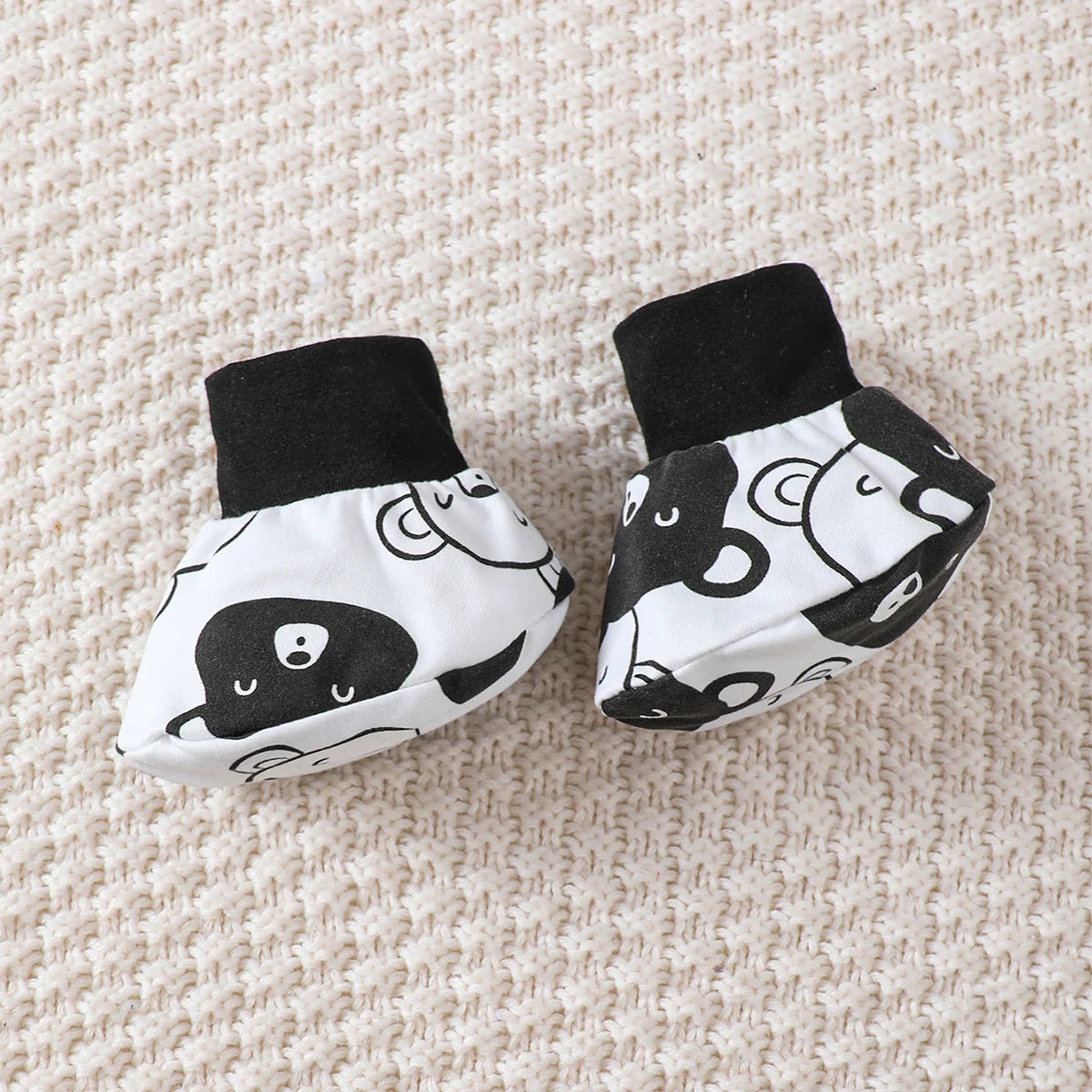 Ensemble de Vêtements pour Bébé Garçon de 0 à 9 Mois, Tenue à Manches sulf, Pantalon, Chapeau et Chaussettes, 4 Pièces/Ensemble, Printemps Automne