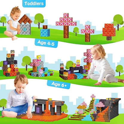 Décennie s de Construction Magnétiques pour Garçon et Fille, Ensemble de Cube Magnétique, Modèle de Bricolage, Jouet Sensoriel STEM, pour Enfant de 3 Ans et +