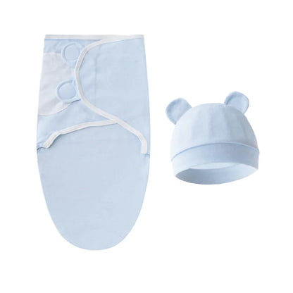 Bébé lange d'emmaillotage doux cocon bébé couvertures nouveau-né lange d'emmaillotage chaud coton bébé literie couverture
