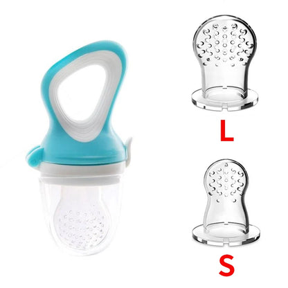 3 en 1 sac nouveau-né bébé aliments frais mangeoire Silicone anneau de dentition jouet mangeoire à fruits sucette formation manger fruits meulage bâton mignon