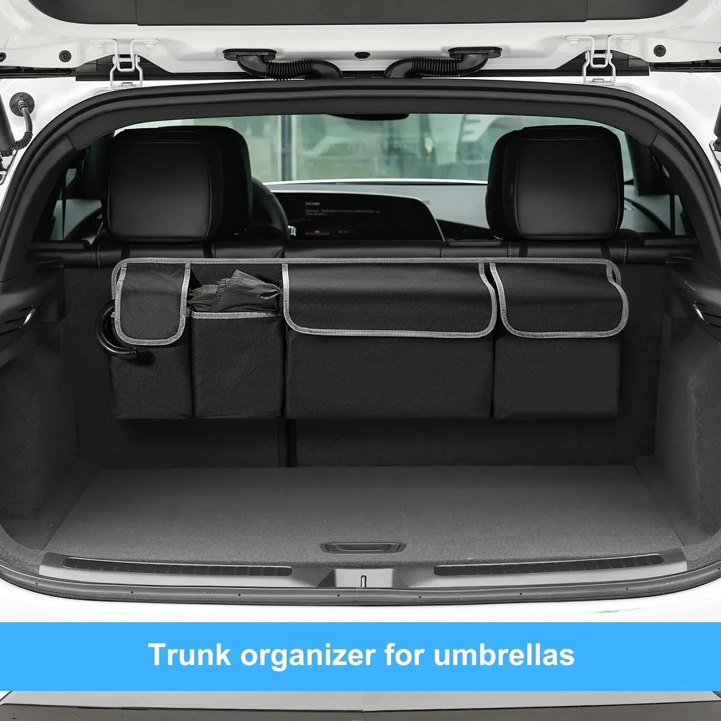 Organisateur de coffre de voiture, sac de rangement de siège arrière, haute capacité, multi-usage, Oxford, organisateurs arrière de siège de voiture, intérieur d'automobile