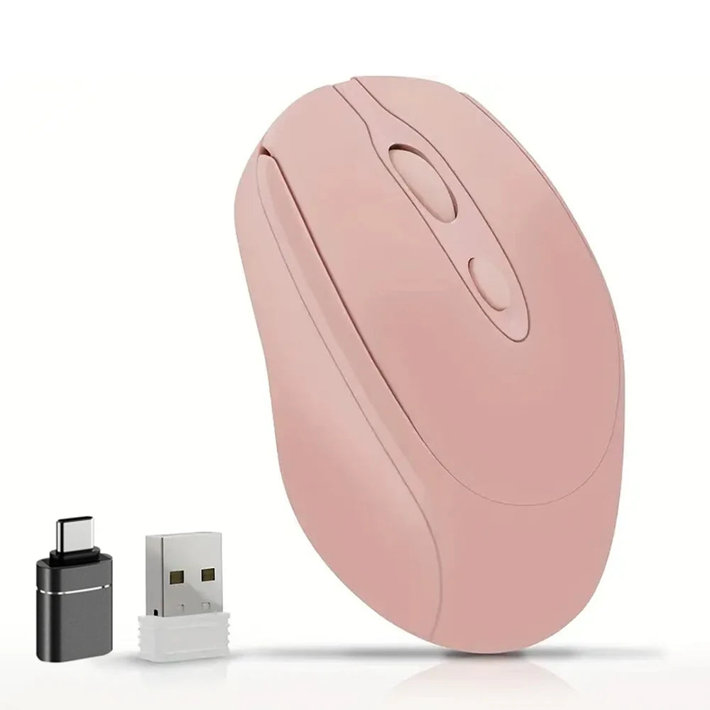 Souris d'ordinateur sans fil Rechargeable 2.4G, Compatible Bluetooth, USB, silencieuse, pour PC, ordinateur portable, Macbook, tablette