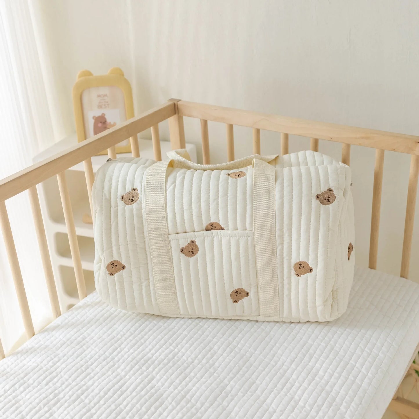 Grand sac de maternité pour maman, sac de rangement pour couches de bébé, grande capacité, organisateur d'articles pour bébé, sac de voyage pour femmes, sac à main multifonctionnel