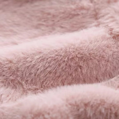 Manteau d'hiver pour filles, Super chaud, fourrure de vison, rembourré, épais, manches longues, manteaux à capuche, veste pour bébés enfants, vêtements d'extérieur en peluche