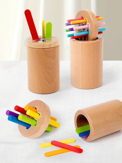 Jouets Montessori en bois, jouets de tri des couleurs, motricité Fine, jeux de correspondance sensorielle, jouets éducatifs pour enfants de 1 à 3 ans, cadeau de 3 ans et plus