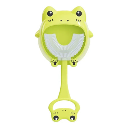 Brosse à dents en Silicone souple pour bébé de 2 à 12 ans, brosse de nettoyage des dents en forme de U à 360 degrés pour enfants de 2 à 12 ans