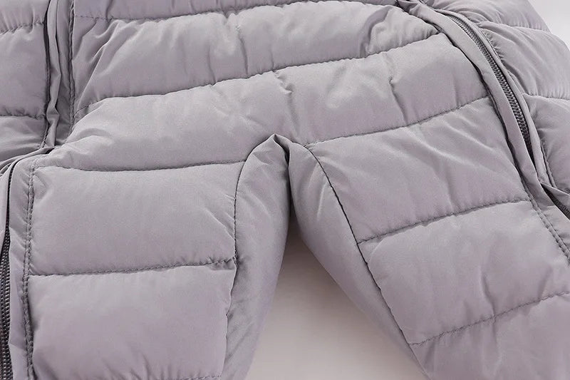 OLEKID 2025 automne hiver bébé barboteuses à capuche Plus velours chaud bébé fille combinaison enfant en bas âge garçons salopette infantile nouveau-né vêtements de nuit