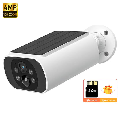 ALEVIO 2.5K caméra solaire extérieure caméra sans fil WIFI Ultra veille temps PIR lumière de mouvement couleur Vision nocturne AI détecter batterie Cam