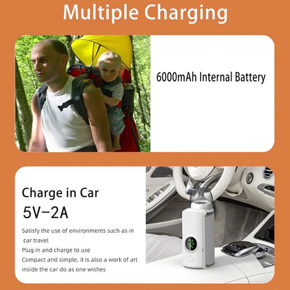 Chauffe-biberon Portable chauffe-biberon Rechargeable avec contrôle de la température chauffe-biberon pour voyager Camping maison