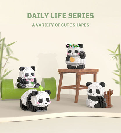 Mini Animal de Style Chinois à Assembler Soi-Même, Briques de Construction, Modèle Créatif, pour Garçon