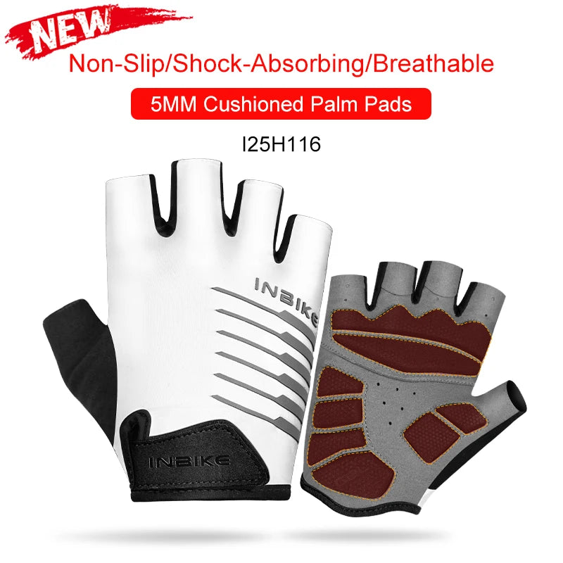 INBIKE antichoc GEL Pad gants de cyclisme demi doigt gants de Sport hommes femmes été vélo gymnase Fitness gants vtt gants IF239