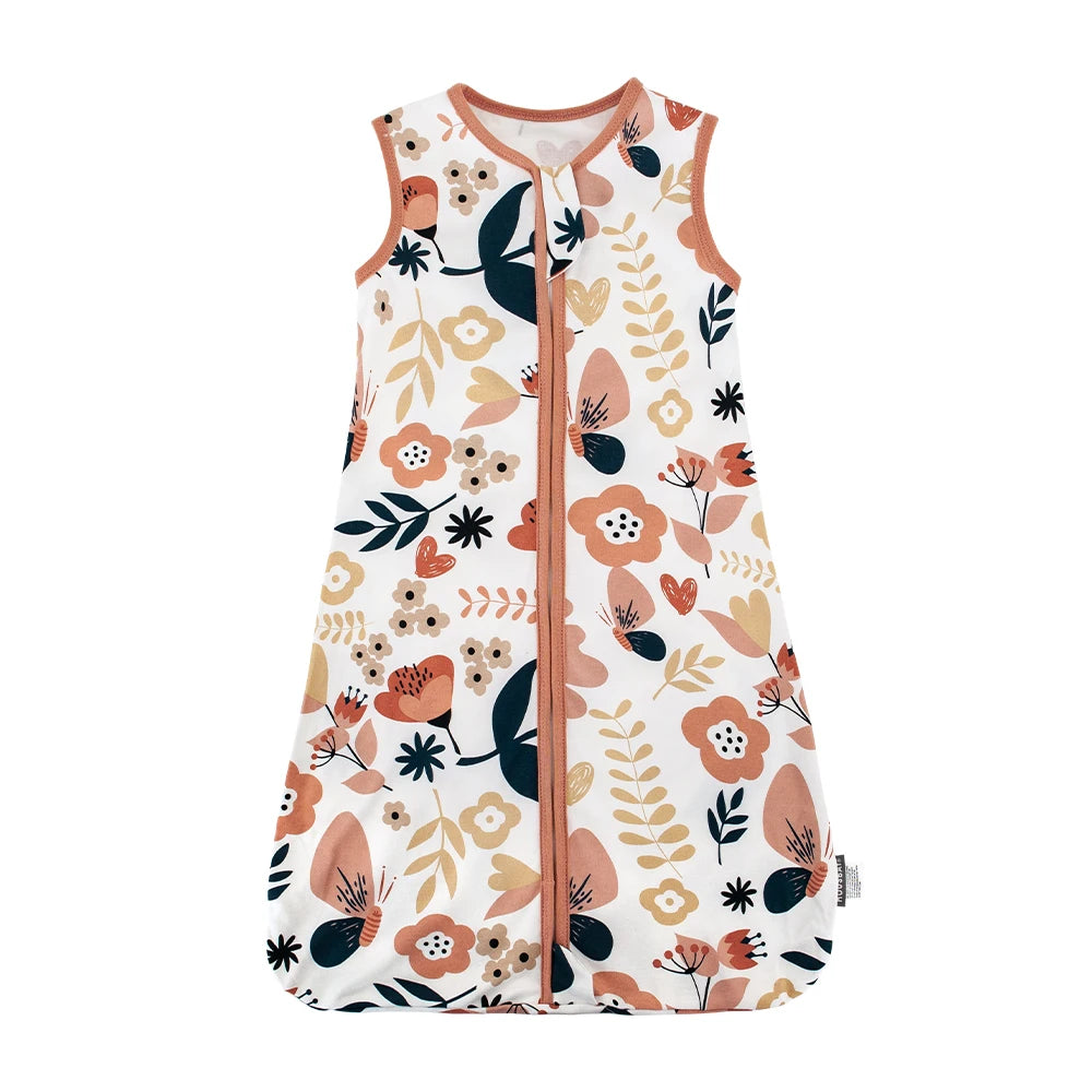Sacs de couchage pour bébé de 3 à 18 mois, vêtements de nuit fins d'été une pièce imprimé ours mignon, sacs de nuit de dessin animé, couverture Anti-coup de pied