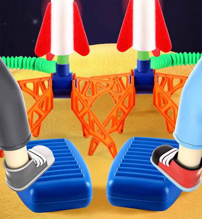 Lanceur de fusée pour enfants, pompe à pas, puissance pressée à Air, jeux familiaux en plein Air, cadeaux d'anniversaire, jouets de sport pour enfants
