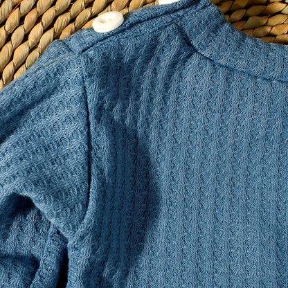 Ylsteed "bonjour" broderie nouveau-né photographie accessoires infantile barboteuse combinaison avec chapeau à nœud bébé à la maison tenue bébé Photo cadeau