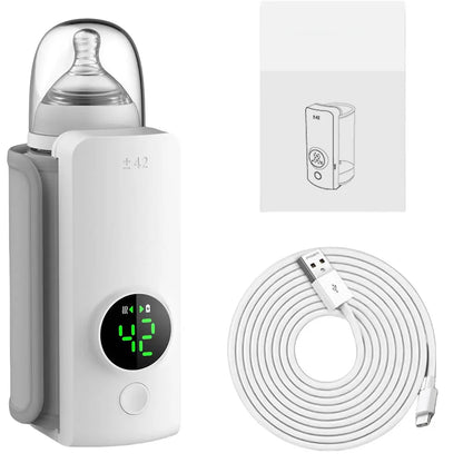 Chauffe-biberon Portable chauffe-biberon Rechargeable avec contrôle de la température chauffe-biberon pour voyager Camping maison