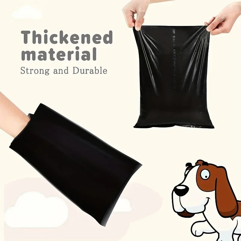 Sacs de merde de chien sacs de déchets portables pour animaux de compagnie sacs de déchets de chien durables et anti-fuite avec distributeur fournitures de nettoyage pour animaux de compagnie pour l'extérieur