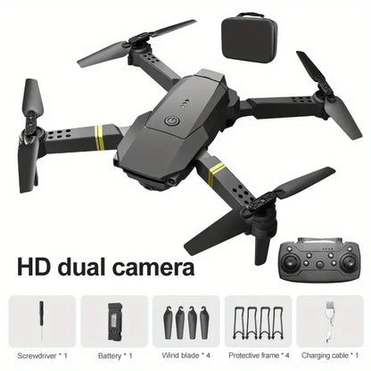 Drone haute définition E88/E58 4K, photographie aérienne, avion RC Intelligent à hauteur fixe, avion à quatre axes, jouets pour enfants garçons