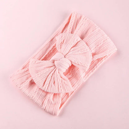 Bandeau élastique en Jacquard avec nœud papillon pour bébés, couvre-chef à nœud papillon, mignon, pour bébés filles, photographie pour nouveau-nés