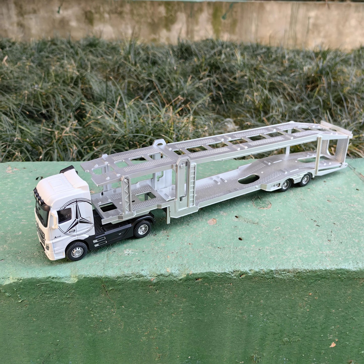 1:50 grand camion en alliage moulé sous pression modèle de voiture jouets conteneur retirer son et lumière véhicules de Transport modèle jouets pour garçons cadeaux