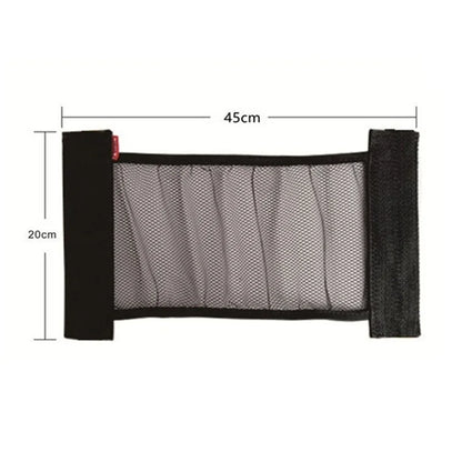 Filet de rangement pour coffre arrière de voiture, maille élastique, sangles fixes, organisateur intérieur de voiture, filet de rangement pour extincteur, sac de fixation arrière de siège, accessoire de voiture