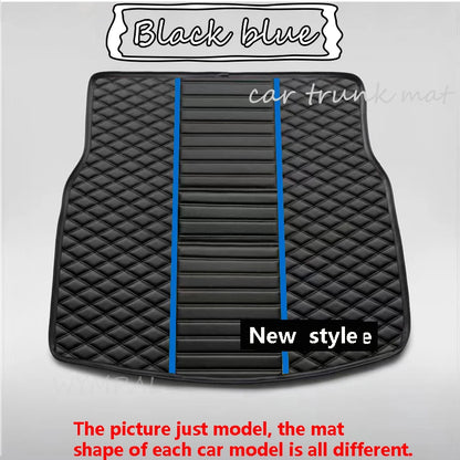 Tapis de sol de voiture en cuir de luxe personnalisé pour Renault Clio 4 2013 2014 2015 2016, ensemble complet d'accessoires imperméables pour femmes