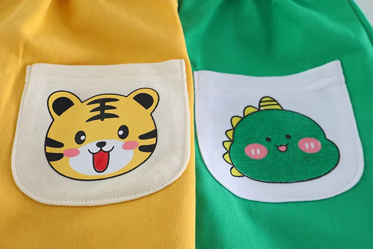 Nouveau printemps automne bébé vêtements enfants garçons filles dessin animé T-Shirt pantalon 2 pièces/ensembles enfant en bas âge Costume décontracté infantile enfants survêtements