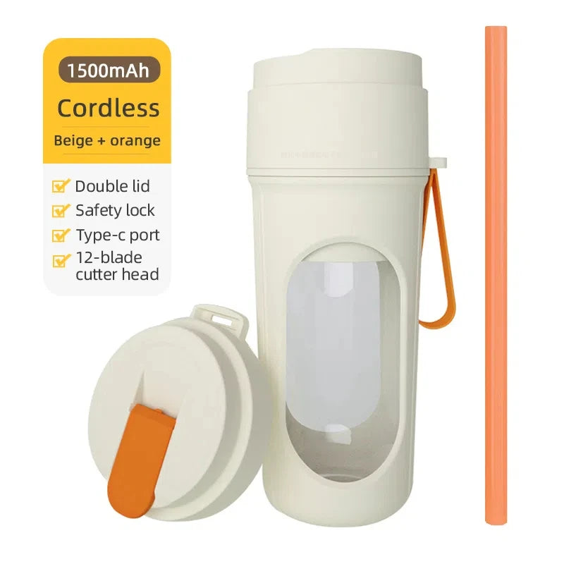 Mélangeur électrique portable multifonction, mélangeur de jus, mélangeur de jus frais, mélangeur Smunvétérans wn, tasse à glace, robot culinaire, 6 phpopularité