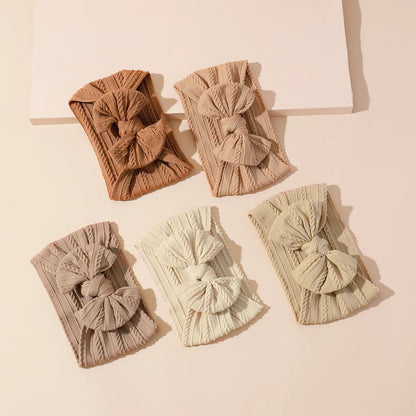 Bandeau élastique en Jacquard avec nœud papillon pour bébés, couvre-chef à nœud papillon, mignon, pour bébés filles, photographie pour nouveau-nés