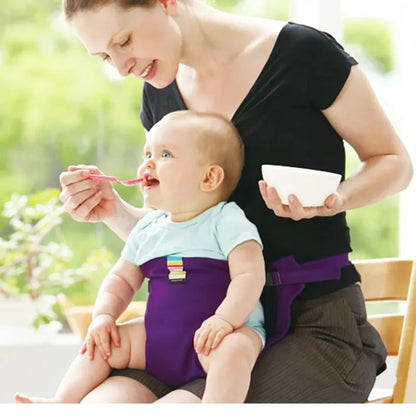 Chaise de salle à manger Portable pour bébé, ceinture fixe, lavable, sangle de siège haute, extérieur, alimentation pour nourrissons, housse de siège avec ceinture de sécurité